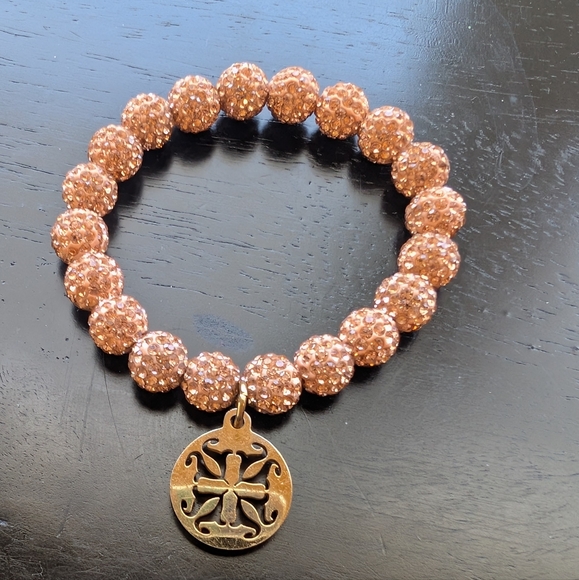 Rustic Cuff Purple And Gold Emerson Bracelet Set - Picture 4 of 5